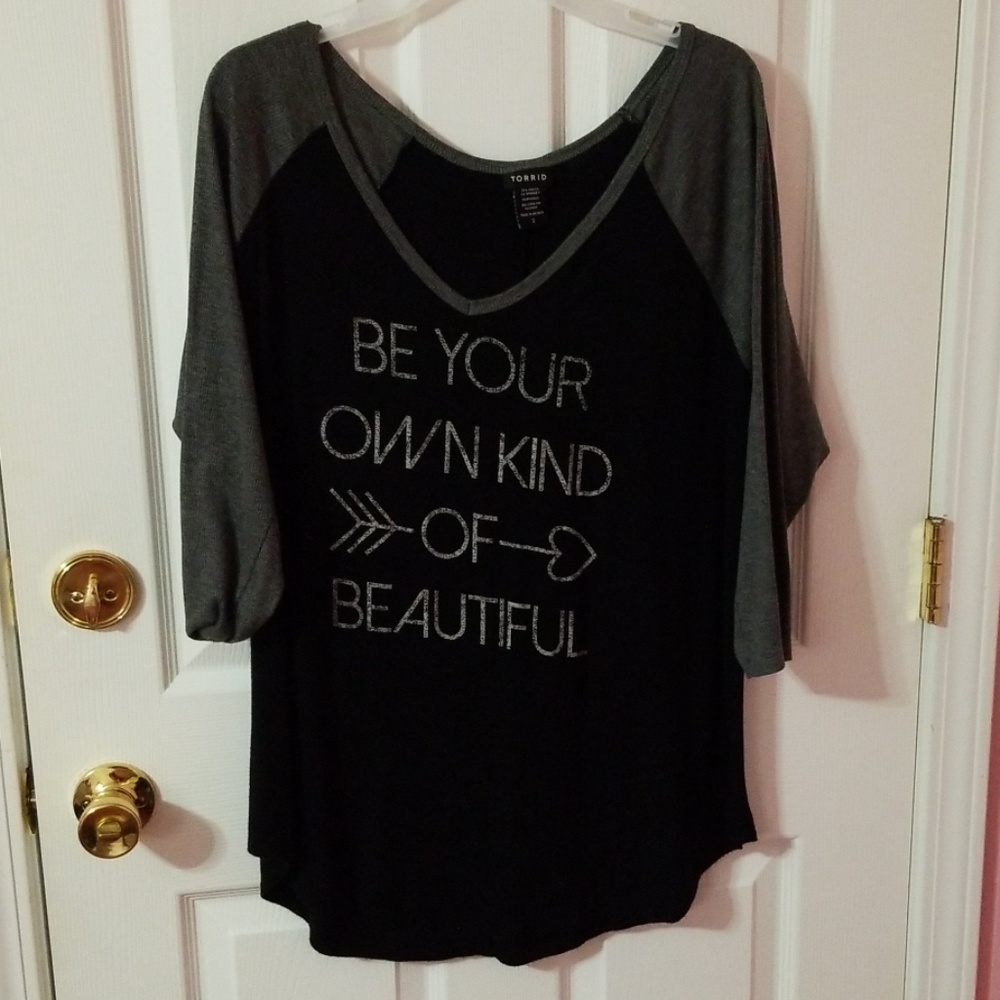 Torrid quarter length sleeve shirt size 2.